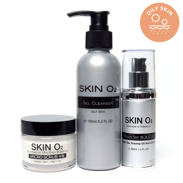 skin o2 Oily Skin Starter Skincare Bundle — Skin O2