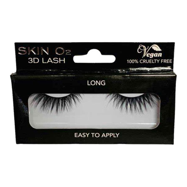 skin o2 Vegan 3D Lashes - Long — Skin O2