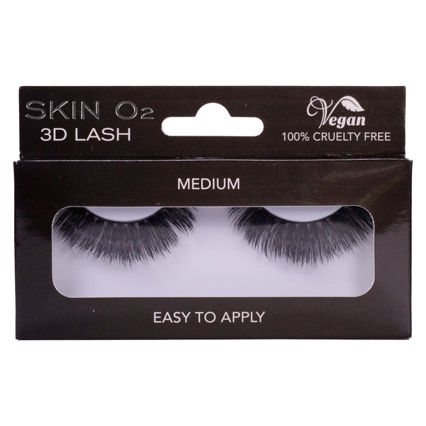 skin o2 Vegan 3D Lashes - Medium — Skin O2