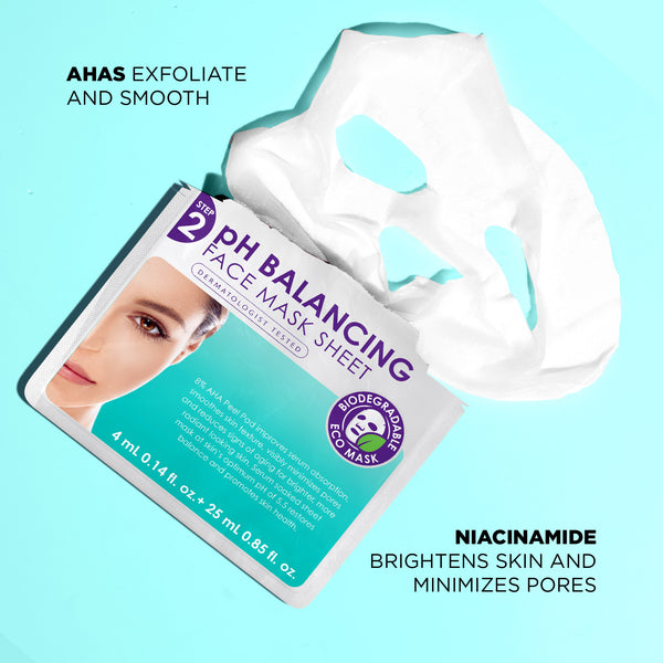 skin Republic 2 Step 8% AHA Peel Pad + PH Balancing Face Mask - Skin Republic South Africa