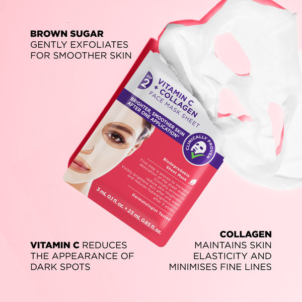 Skin Republic 2 Step Brightening Vitamin C Face Mask - Skin Republic - South Africa - Shop Online - Skin Republic South Africa