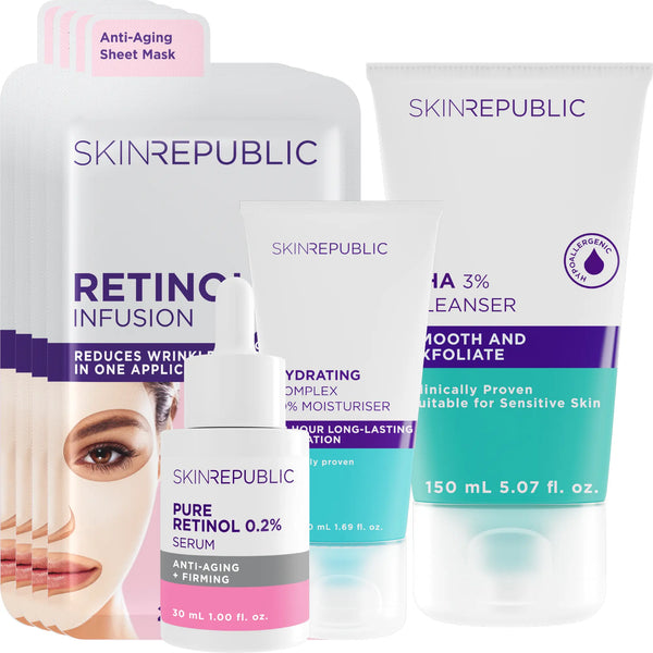skin republic 4 Step Routine for Fine Lines and Wrinkles - Skin Republic South Africa