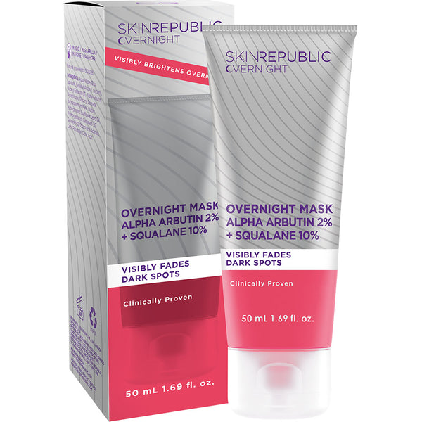 skin republic Alpha Arbutin 2% + Squalane 10% Overnight Mask - Skin Republic South Africa
