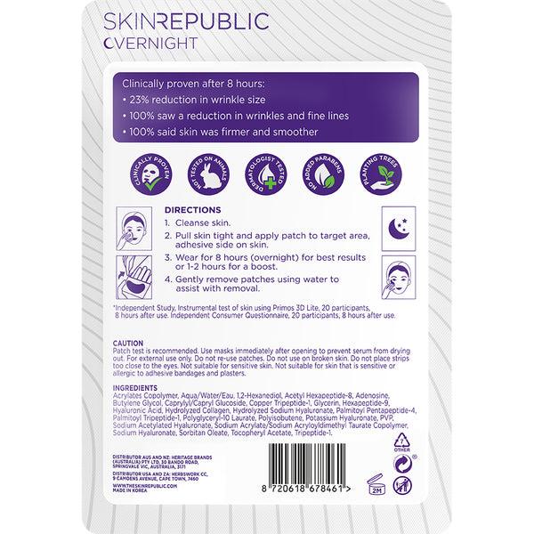 Skin Republic Anti-Wrinkle Face Patch + Peptides (12 Patches) - Skin Republic South Africa