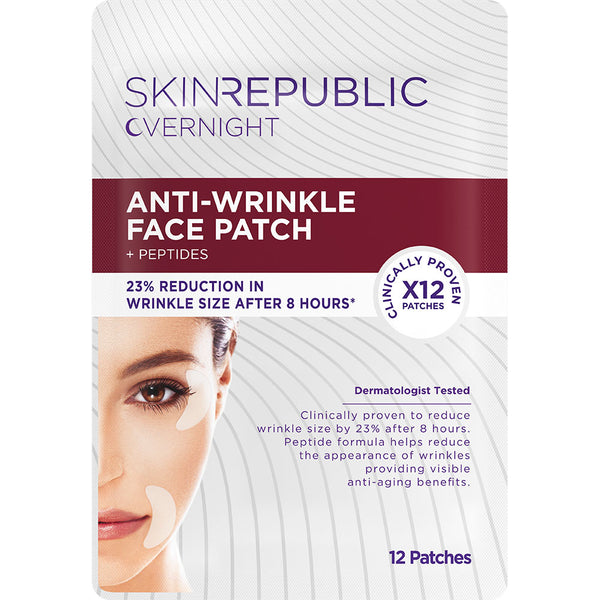skin republic Anti-Wrinkle Face Patch + Peptides (12 Patches) - Skin Republic South Africa