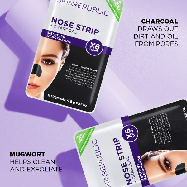 Skin Republic Charcoal Nose Strip (6 Nose Strips) - Skin Republic - South Africa - Shop Online - Skin Republic South Africa