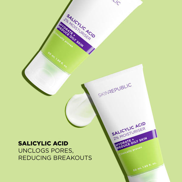 Skin Republic Clinically Proven Salicylic Acid 2% Moisturiser - Skin Republic South Africa