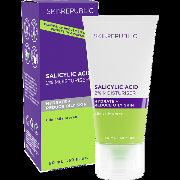 skin republic Clinically Proven Salicylic Acid 2% Moisturiser - Skin Republic South Africa