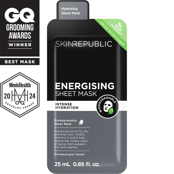 skin republic Energising Face Mask Sheet for Men - Skin Republic - South Africa - Shop Online - Skin Republic South Africa skin republic Energising Face Mask Sheet for Men - Skin Republic - South Africa - Shop Online - Skin Republic South Africa