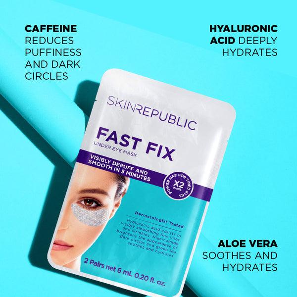 Skin Republic Fast Fix 5 Minute Under Eye Mask (2 Pairs) - Skin Republic South Africa