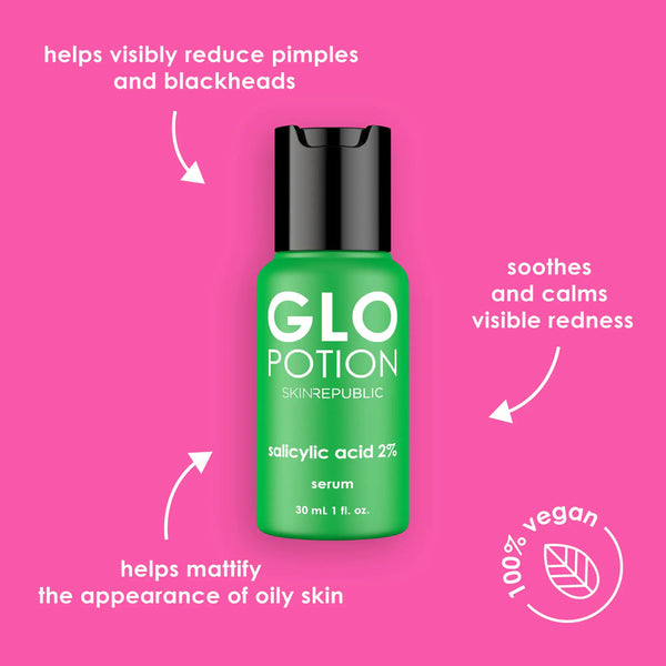 Skin Republic GloPotion Salicylic Acid 2% Serum - Skin Republic South Africa