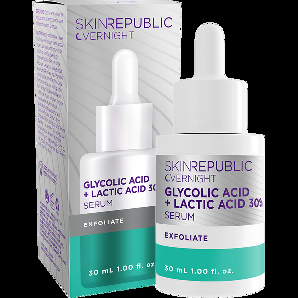 skin republic Glycolic Acid + Lactic Acid 30% Serum - Skin Republic South Africa