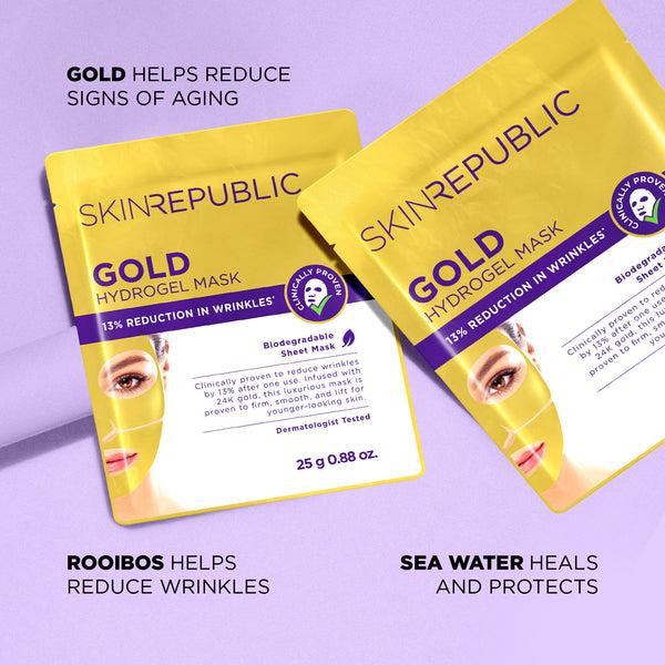 Skin Republic Gold Hydrogel Face Mask - Skin Republic - South Africa - Shop Online - Skin Republic South Africa