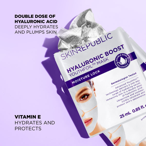 Skin Republic Hyaluronic Boost Youthfoil™ Face Mask - Skin Republic - South Africa - Shop Online - Skin Republic South Africa
