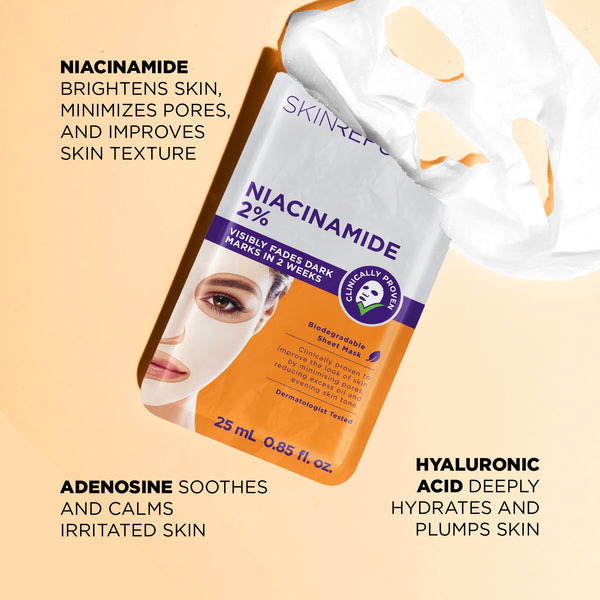 Skin Republic Niacinamide 2% Face Mask Sheet - Skin Republic South Africa