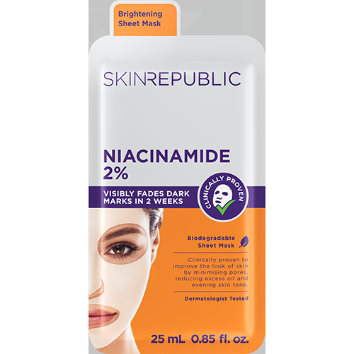 skin republic Niacinamide 2% Face Mask Sheet - Skin Republic South Africa