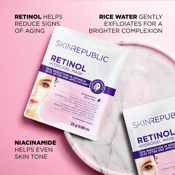 Skin Republic Retinol Hydrogel Face Mask - Skin Republic - South Africa - Shop Online - Skin Republic South Africa