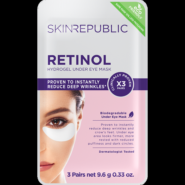 skin republic Retinol Hydrogel Under Eye Patch (3 Pairs) - Skin Republic - South Africa - Shop Online - Skin Republic South Africa skin republic Retinol Hydrogel Under Eye Patch (3 Pairs) - Skin Republic - South Africa - Shop Online - Skin Republic South Africa