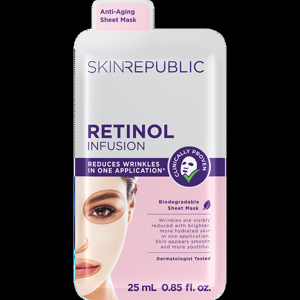 skin republic Retinol Infusion Face Mask - Skin Republic South Africa skin republic Retinol Infusion Face Mask - Skin Republic South Africa