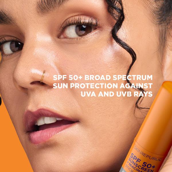 Skin Republic SPF 50+ Sunscreen + Niacinamide 5% Stick - Skin Republic South Africa