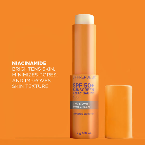 Skin Republic SPF 50+ Sunscreen + Niacinamide 5% Stick - Skin Republic South Africa