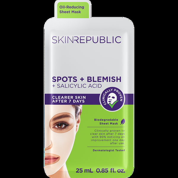 skin republic Spots + Blemish Face Mask Sheet - Skin Republic - South Africa - Shop Online - Skin Republic South Africa skin republic Spots + Blemish Face Mask Sheet - Skin Republic - South Africa - Shop Online - Skin Republic South Africa