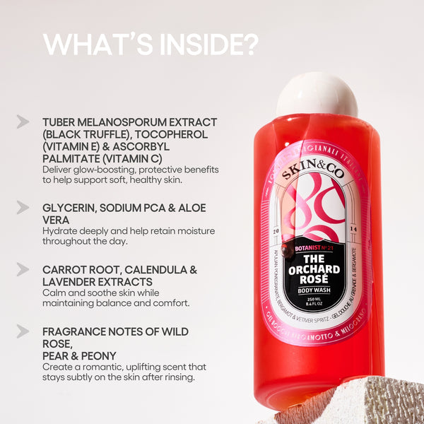 Skin&co Roma The Orchard Rosé Body Wash