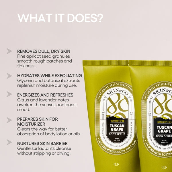 Skin&co Roma Tuscan Grape Body Scrub