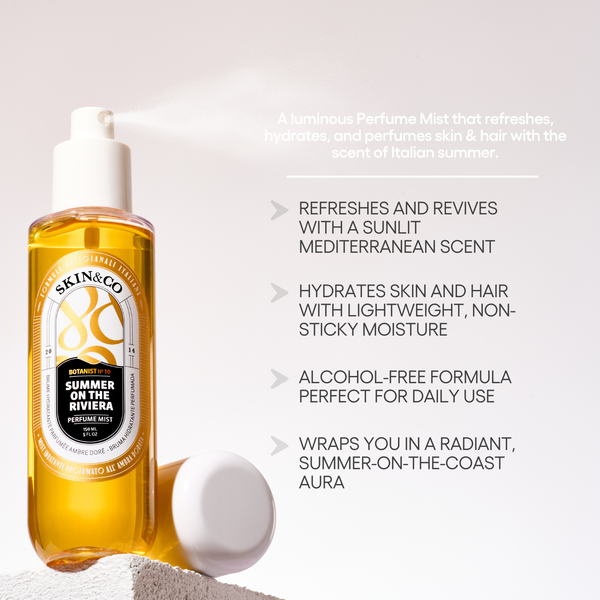 Skin&co Roma Summer On The Riviera Perfume Mist I Skin & Hair Glow I SKIN & CO