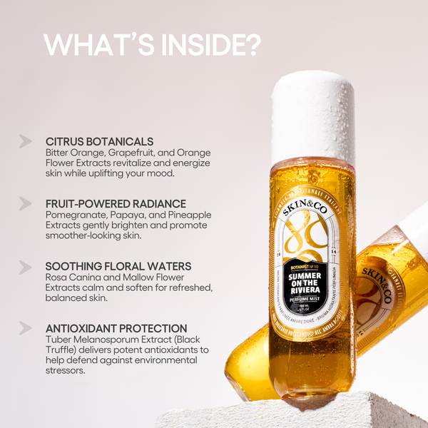 Skin&co Roma Summer On The Riviera Perfume Mist I Skin & Hair Glow I SKIN & CO