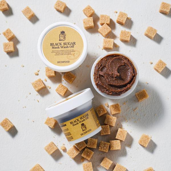 Skinfood Black Sugar Mask Wash Off + Royal Honey Propolis Mask