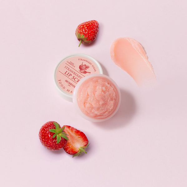 skinfood Strawberry Sugar Food Mask Lip Scrub