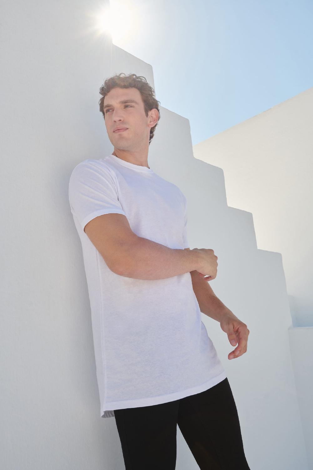 skinnifit SF258 MEN'S LONGLINE T WITH DIPPED HEM - SF