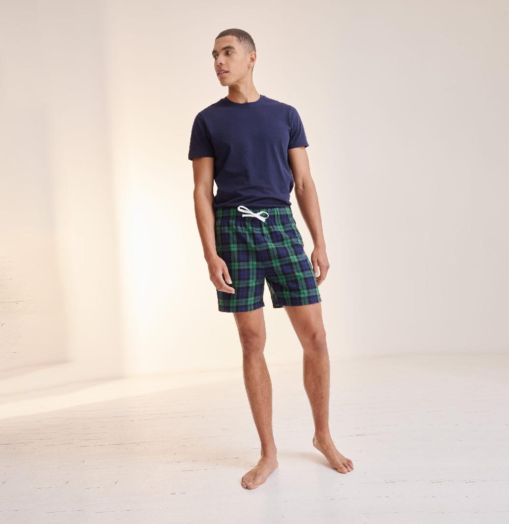 Skinnifit SF082 MEN'S TARTAN LOUNGE SHORTS - SF