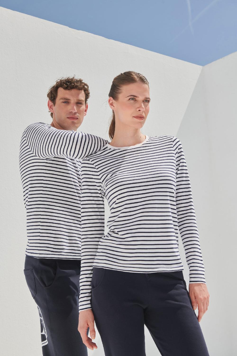 Skinnifit SF204 UNISEX LONG SLEEVED STRIPED T - SF