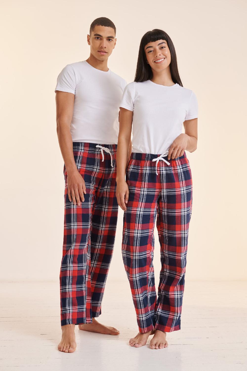 Skinnifit SK083 WOMEN'S TARTAN LOUNGE PANTS - SF