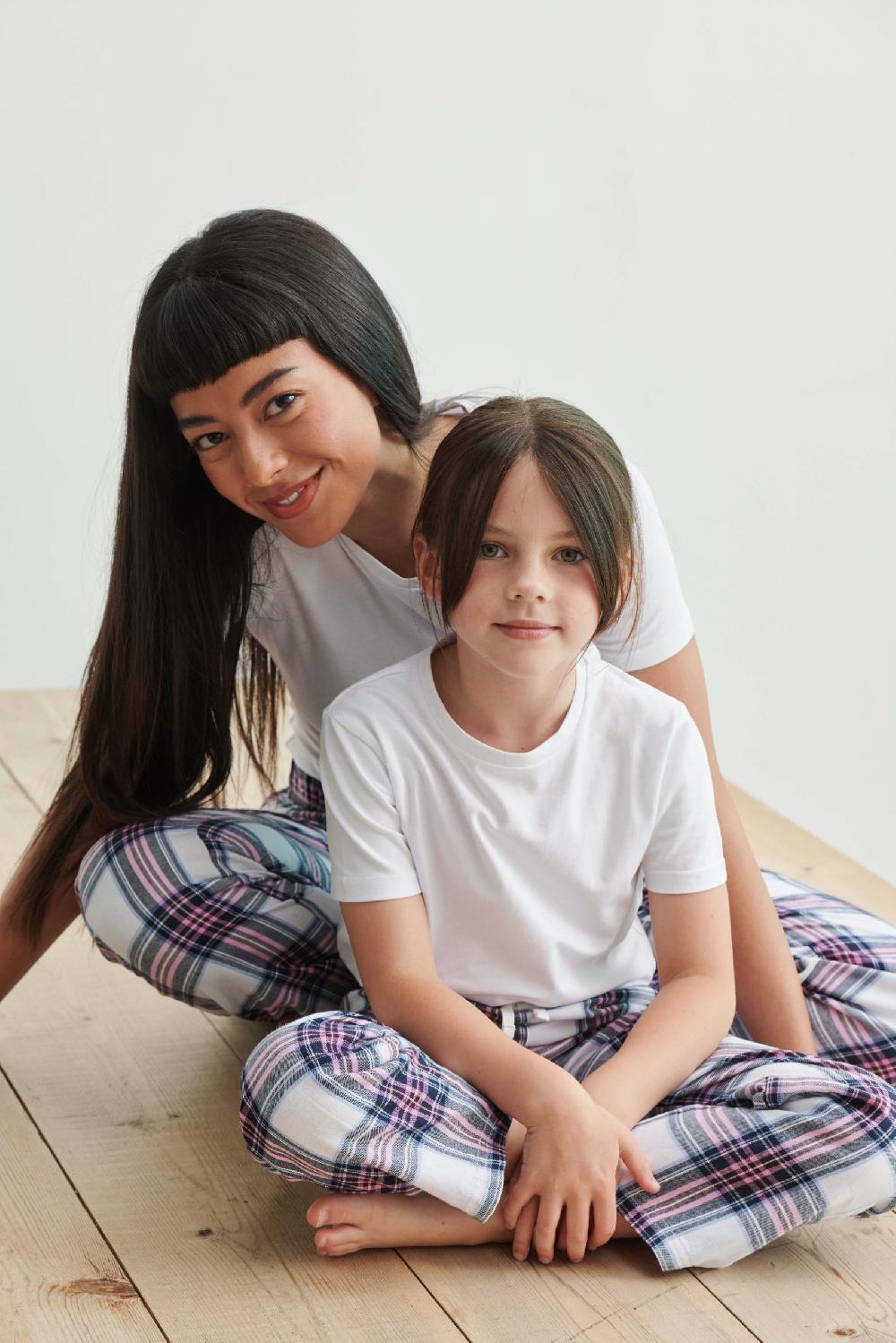 Skinnifit SM083 KIDS' TARTAN LOUNGE PANTS - SF