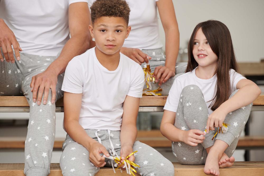 skinnifit SM085 KIDS' CUFFED LOUNGE PANTS - SF