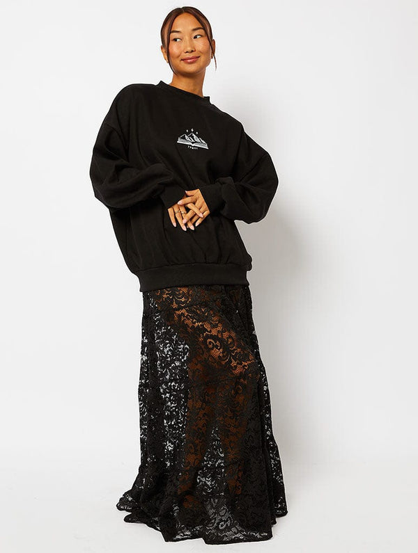 Skinnydip London ACOTAR To The Stars Sweatshirt In Black