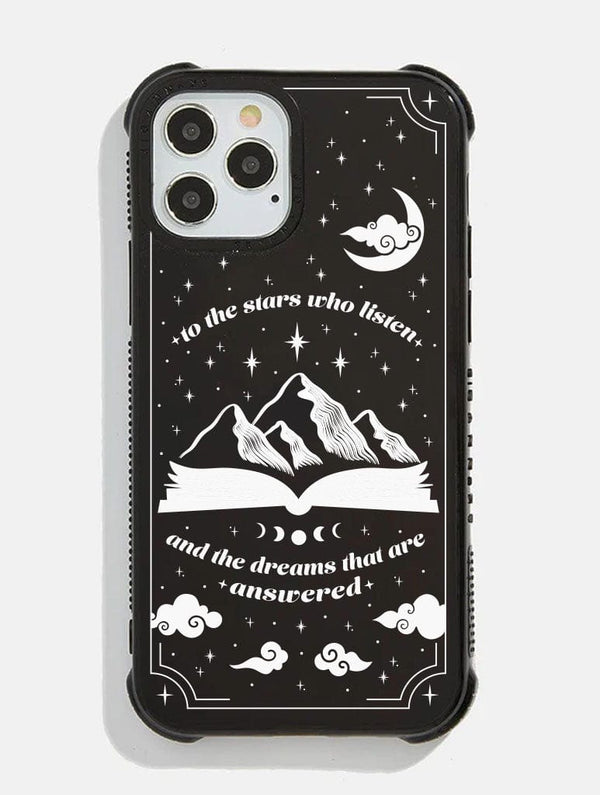 Skinnydip London ACOTAR White To The Stars Who Listen Shock iPhone Case