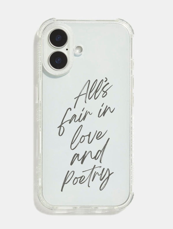 Skinnydip London All's Fair in Love & Poetry Shock iPhone Case