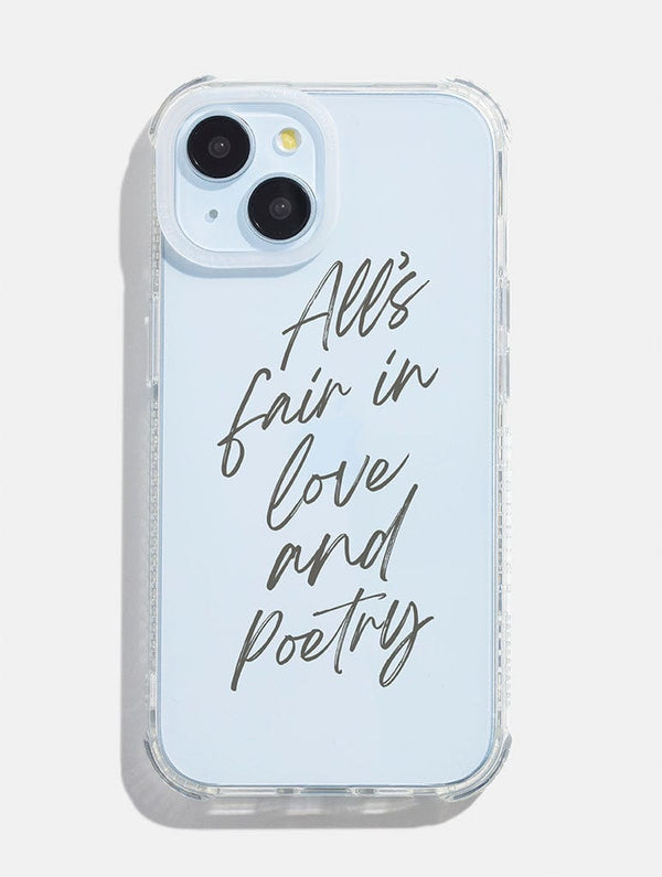 Skinnydip London All's Fair in Love & Poetry Shock iPhone Case