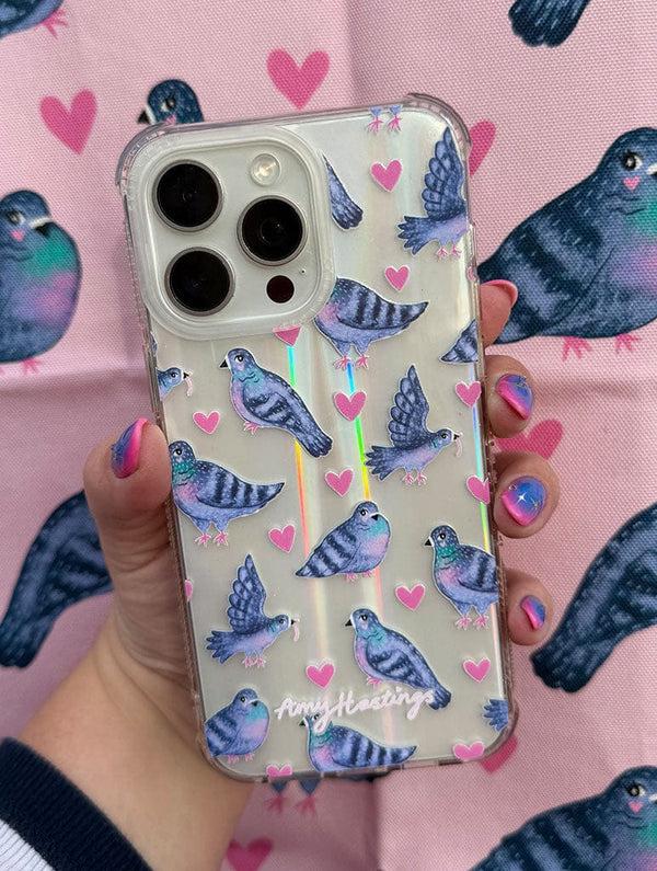 Skinnydip London Amy Hastings X Skinnydip Pigeon Lover Shock IPhone Case