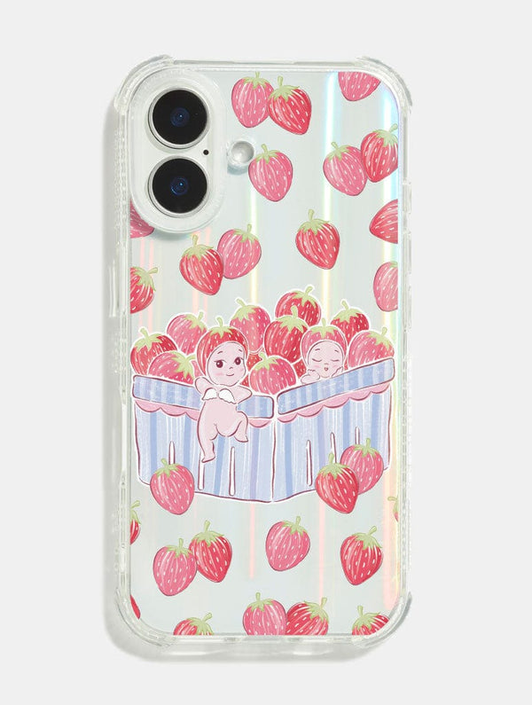 Skinnydip London Angel Baby Strawberries Shock iPhone Case