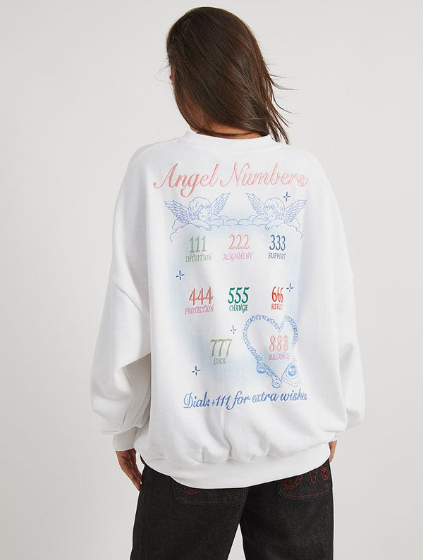 Skinnydip London Angel Numbers Sweatshirt – Skinnydip London