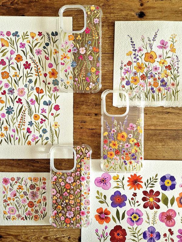 Skinnydip London Anna Lau X Skinnydip Whimsical Wildflowers Shock IPhone Case