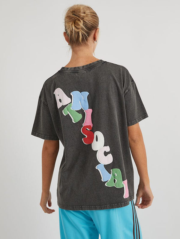 Skinnydip London Antisocial Acid Wash T-Shirt – Skinnydip London