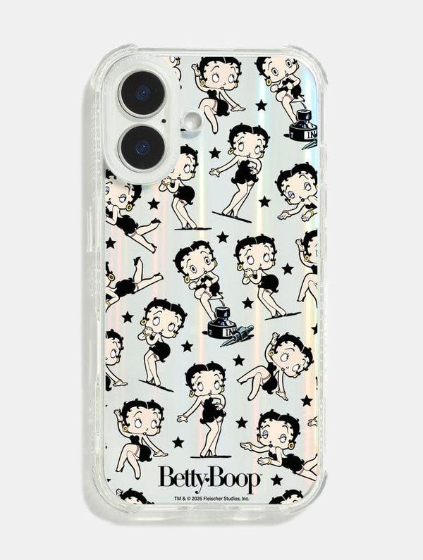 Skinnydip London Betty Boop x Skinnydip Black Stars Shock iPhone Case