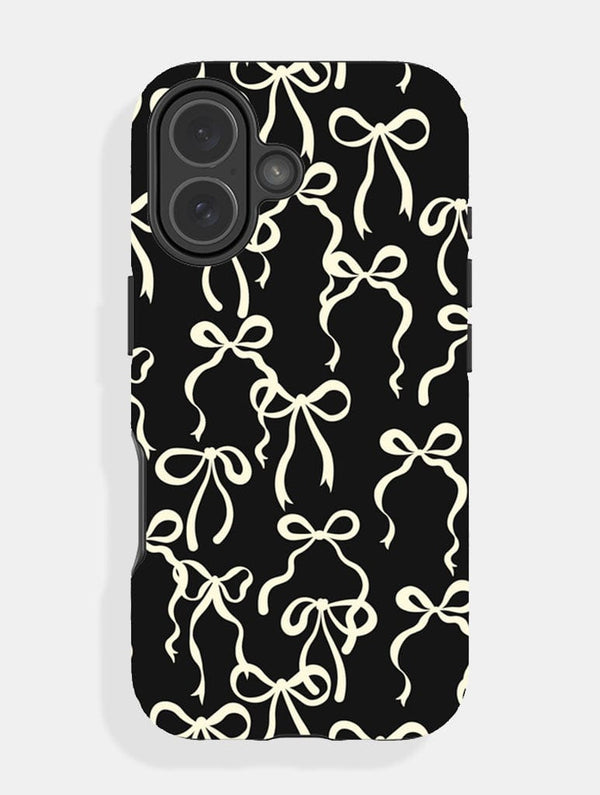 Skinnydip London Black And Cream Bows Ultra Protective iPhone Case – Skinnydip London
