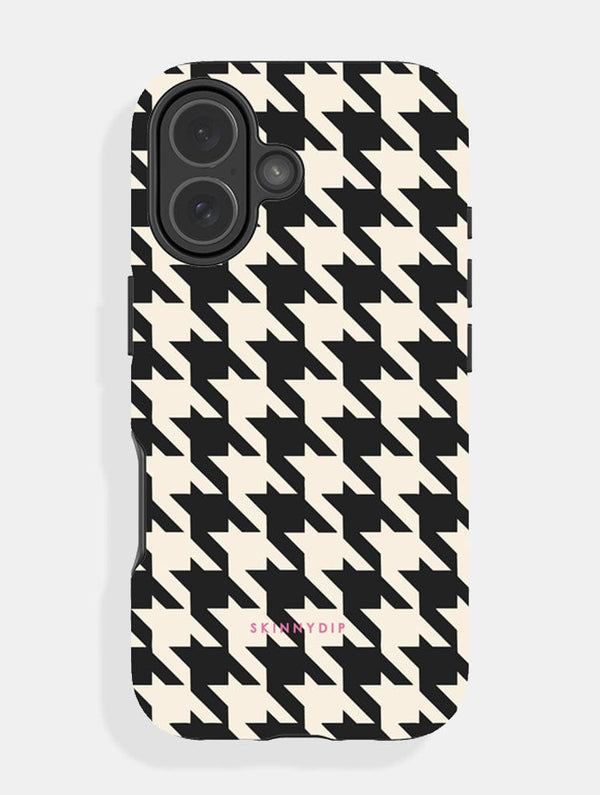 Skinnydip London Black and White Houndstooth Ultra Protective iPhone Case – Skinnydip London